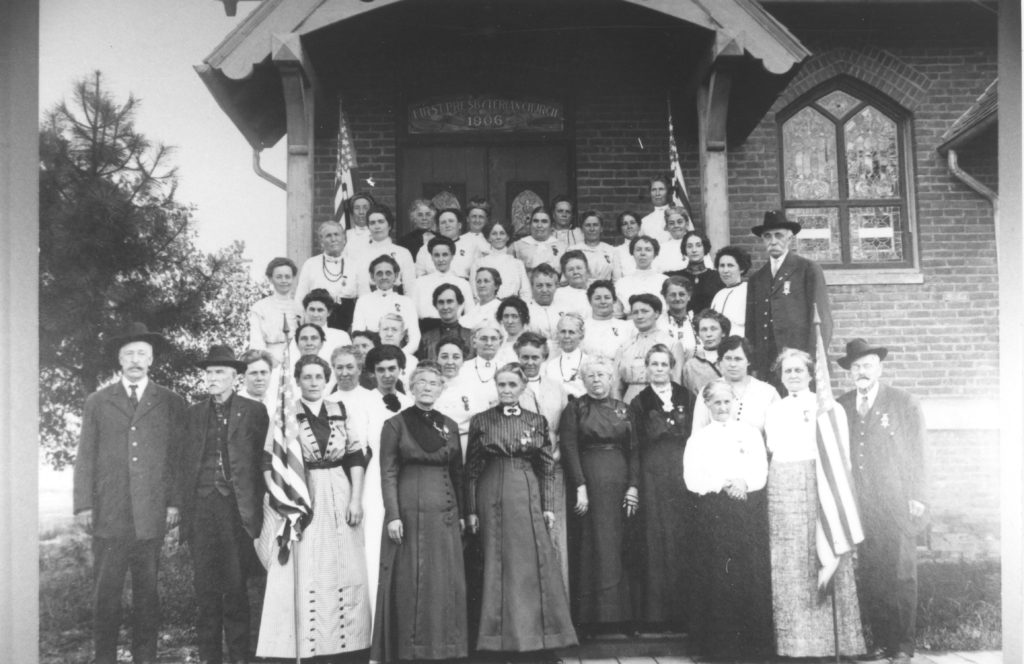 First Presbyterian Church gathering early 1900s