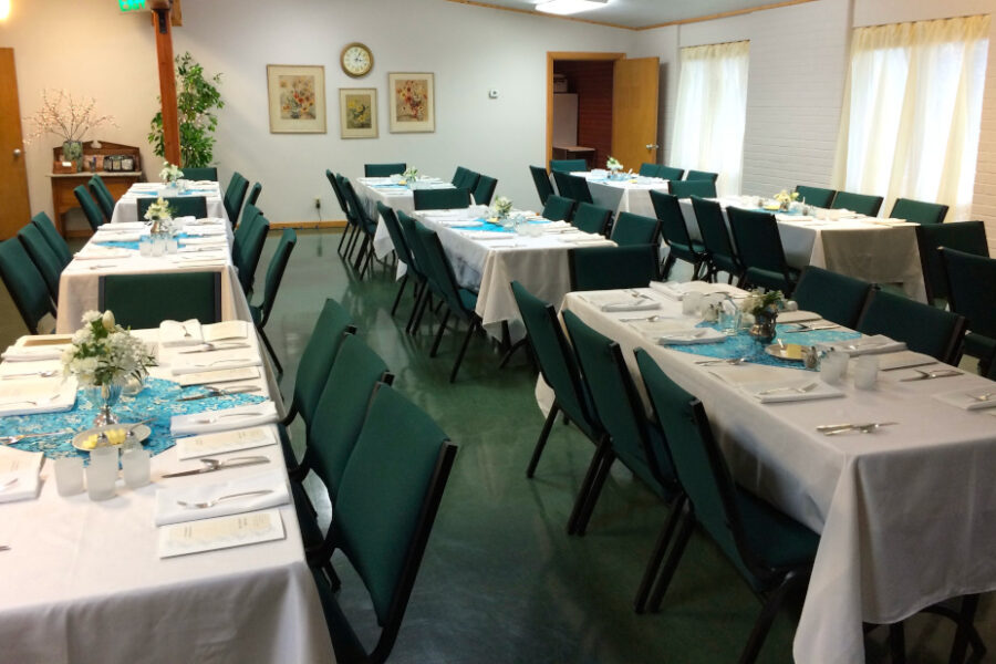 Fellowship Hall at First Presbyterian Church of Sandpoint