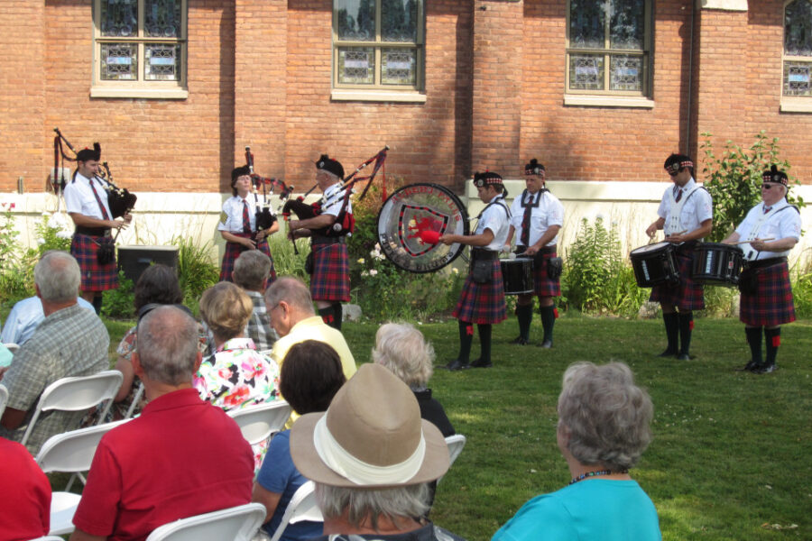 Concert in the Community Peace Garden at First Presbyterian Church of Sandpoint